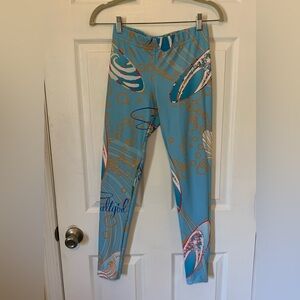 Stylish Blue Patterned Leggings